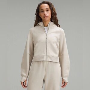 NWT Lululemon scuba full zip cropped hoodie
